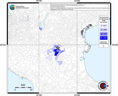 Mappa territorio comunale con almeno 3 questionari