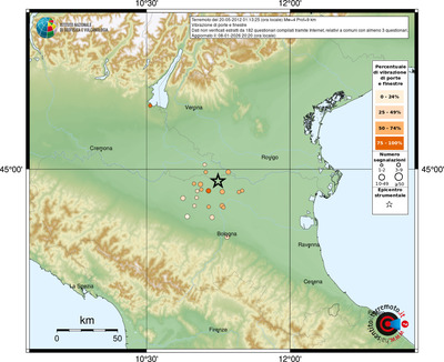 Mappa comuni con almeno 3 questionari