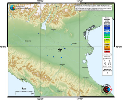 Mappa EMS - località