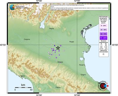 Mappa comuni con almeno 3 questionari