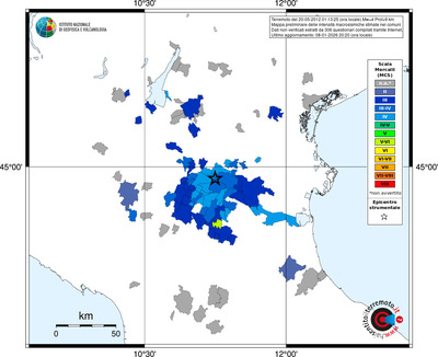 Mappa MCS - territori comuni