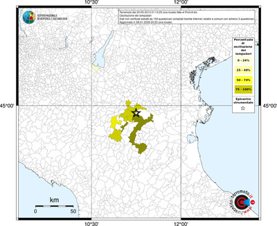 Mappa territorio comunale con almeno 3 questionari