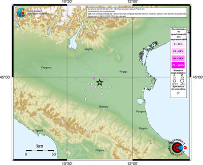 Mappa comuni con almeno 3 questionari