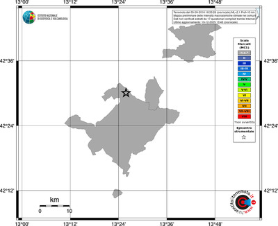 Mappa MCS - territori comuni