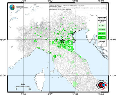 Mappa territorio comunale con almeno 3 questionari