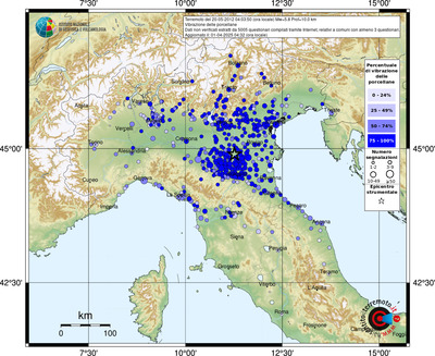 Mappa comuni con almeno 3 questionari