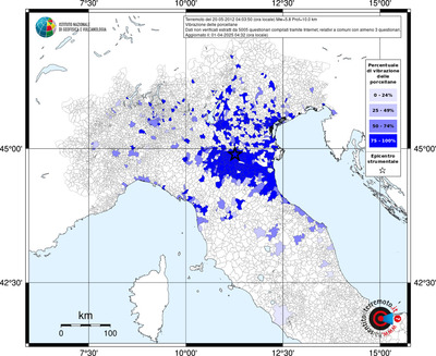 Mappa territorio comunale con almeno 3 questionari