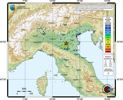 Mappa EMS - località