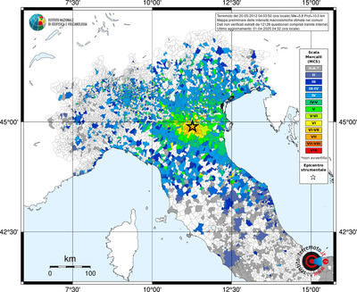 Mappa MCS - territori comunali