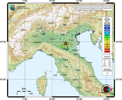Mappa MCS - località