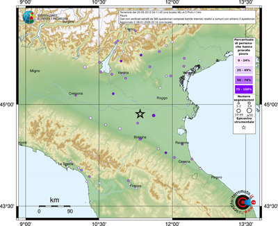 Mappa comuni con almeno 3 questionari
