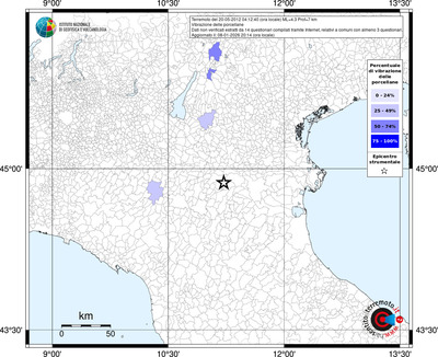 Mappa territorio comunale con almeno 3 questionari