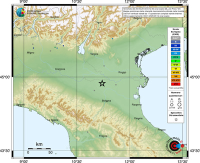 Mappa EMS - località