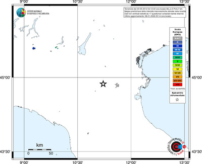 Mappa EMS - territori località