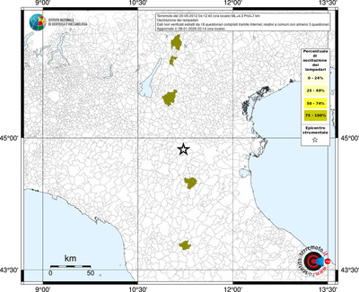 Mappa territorio comunale con almeno 3 questionari