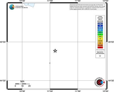 Mappa MCS - territori località