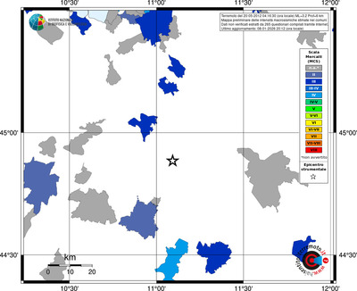 Mappa MCS - territori comuni