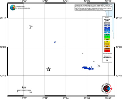 Mappa EMS - territori località
