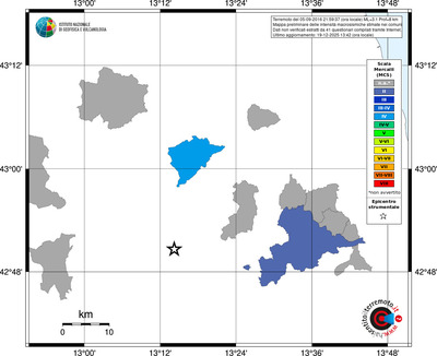 Mappa MCS - territori comuni
