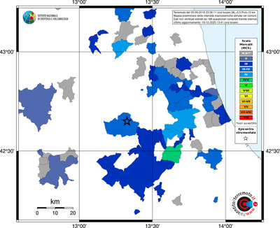 Mappa MCS - territori comuni