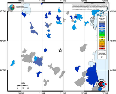 Mappa MCS - territori comuni