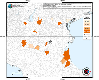 Mappa territorio comunale con almeno 3 questionari