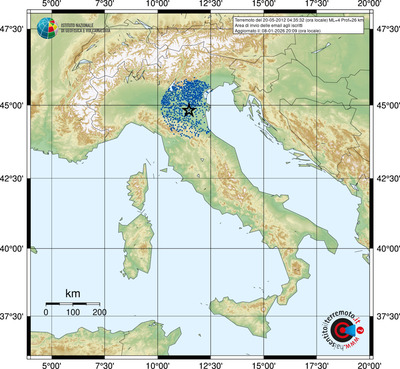 Area di invio delle email agli iscritti