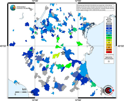 Mappa MCS - territori comuni