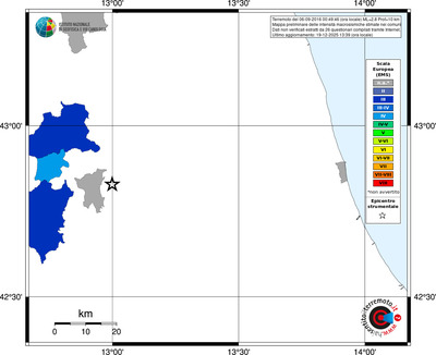 Mappa EMS - territori comuni