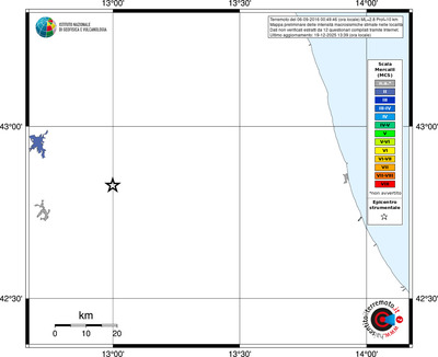 Mappa MCS - territori località