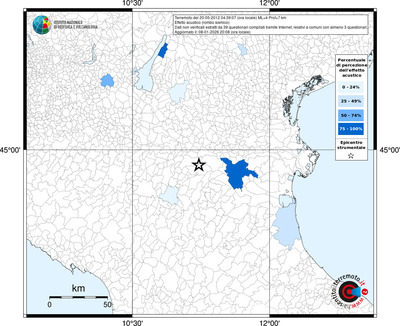 Mappa territorio comunale con almeno 3 questionari