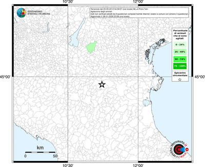 Mappa territorio comunale con almeno 3 questionari