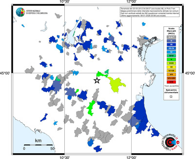 Mappa MCS - territori comuni
