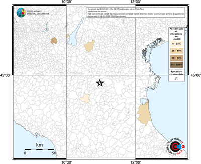 Mappa territorio comunale con almeno 3 questionari