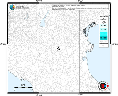 Mappa territorio comunale con almeno 3 questionari