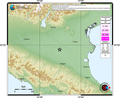 Mappa comuni con almeno 3 questionari