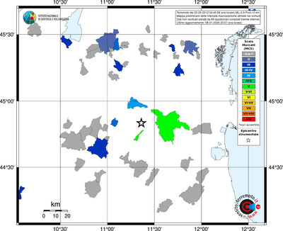 Mappa MCS - territori comuni