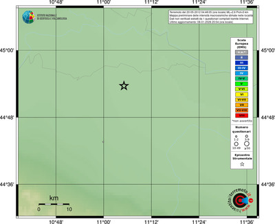 Mappa EMS - località