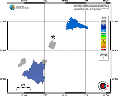 Mappa MCS - territori comuni