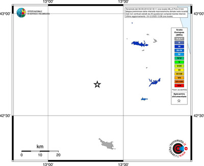 Mappa EMS - territori località
