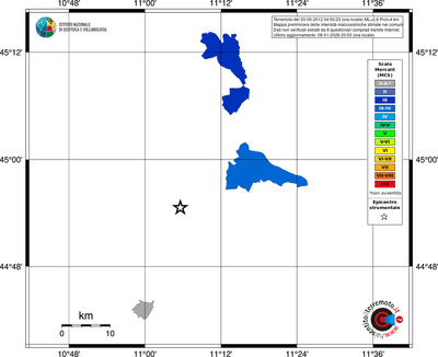 Mappa MCS - territori comuni
