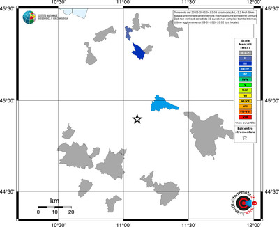 Mappa MCS - territori comuni