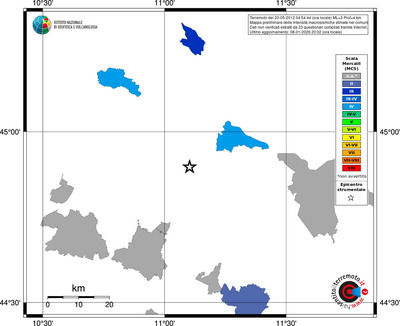 Mappa MCS - territori comuni