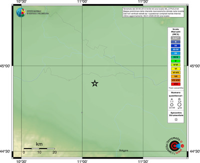 Mappa MCS - località