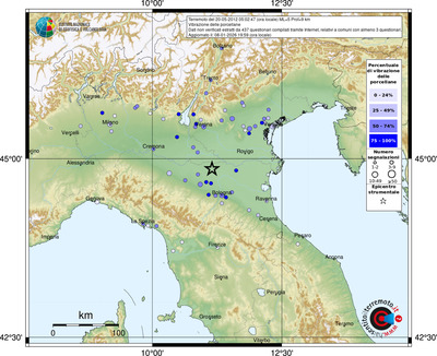 Mappa comuni con almeno 3 questionari