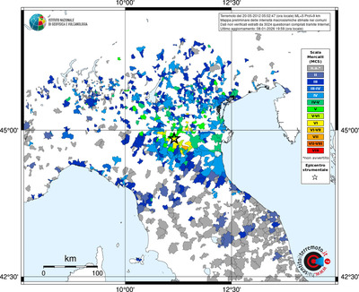 Mappa MCS - territori comuni