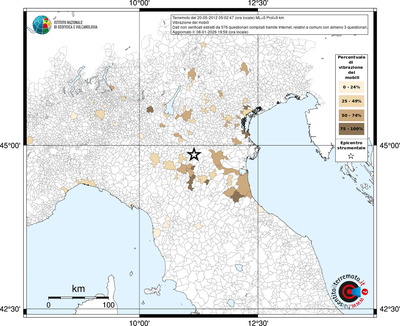 Mappa territorio comunale con almeno 3 questionari