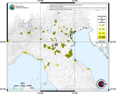 Mappa territorio comunale con almeno 3 questionari