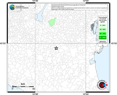 Mappa territorio comunale con almeno 3 questionari