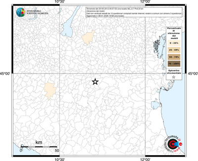 Mappa territorio comunale con almeno 3 questionari